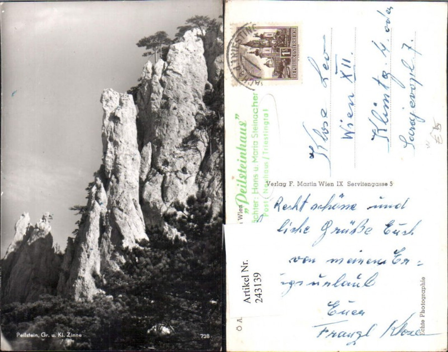 243139,Peilstein u. Kleine Zinne b. Weißenbach an d. Triesting