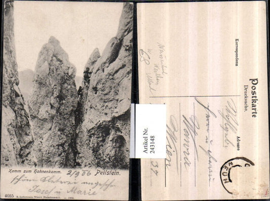 243148,Peilstein Kamm zum Hahnenkamm b. Weißenbach an d. Triesting