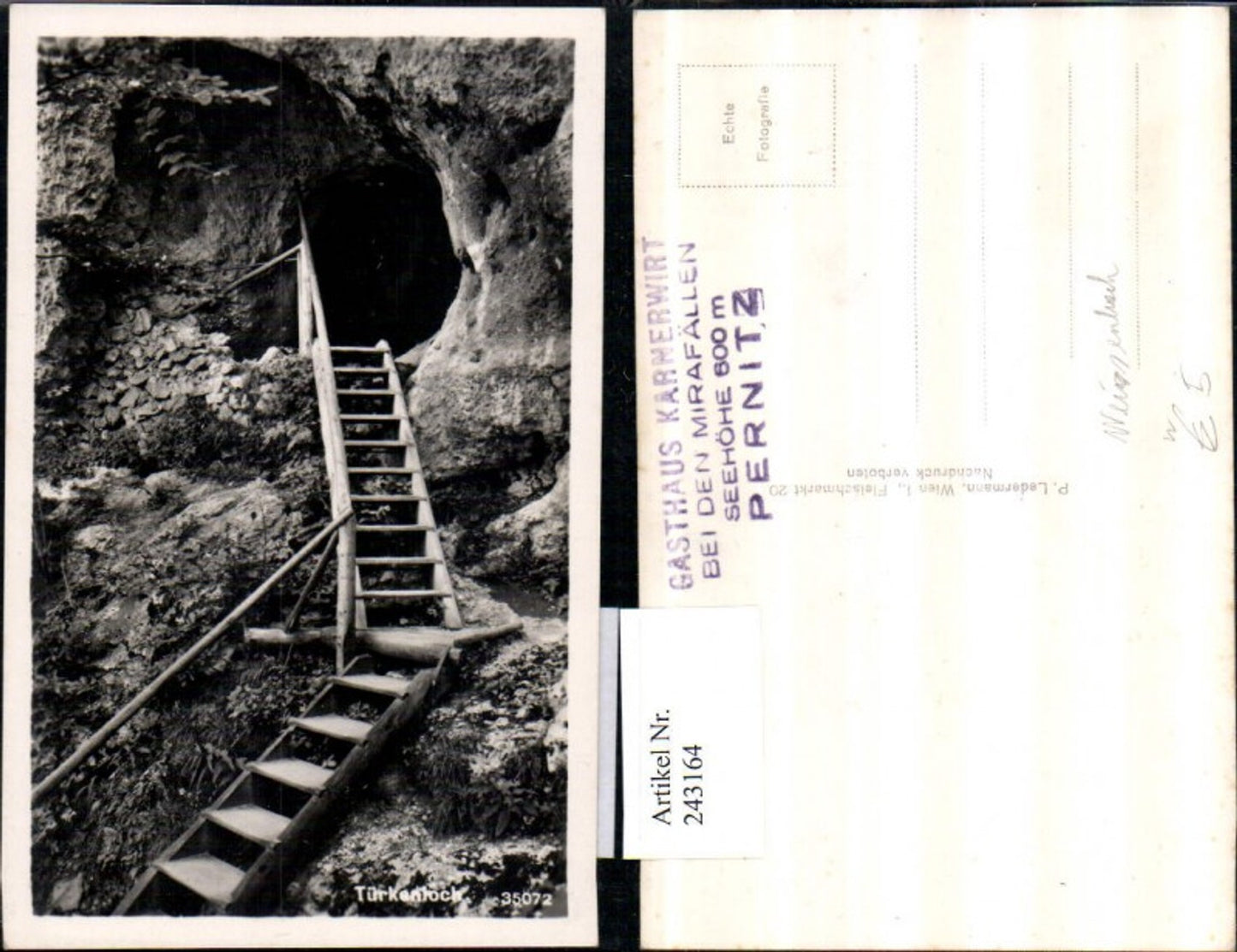 243164,Türkenloch Leiter Partie b. Weißenbach an d. Triesting