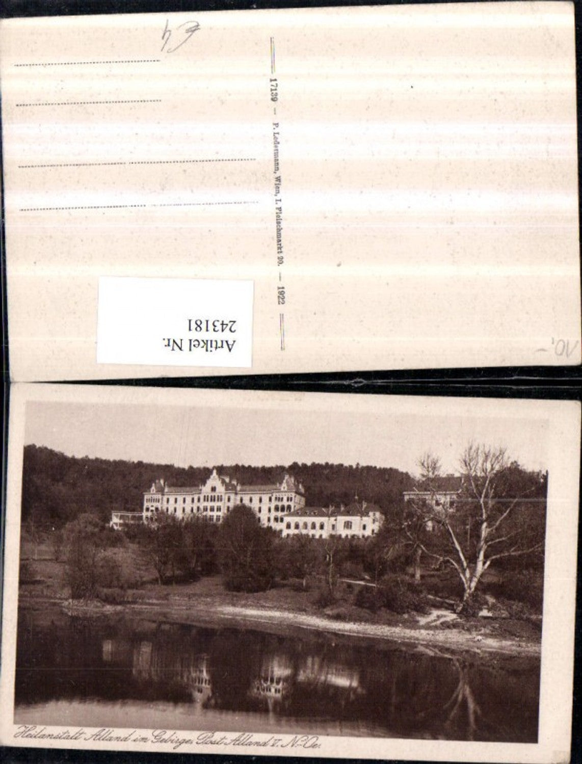 243181,Heilanstalt Alland im Gebirge