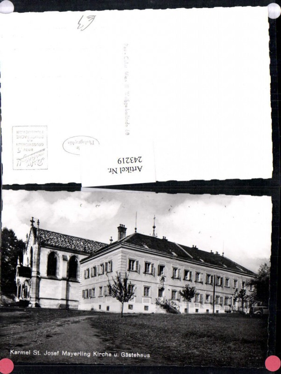 243219,Karmel St. Josef Mayerling Kirche u. Gästehaus