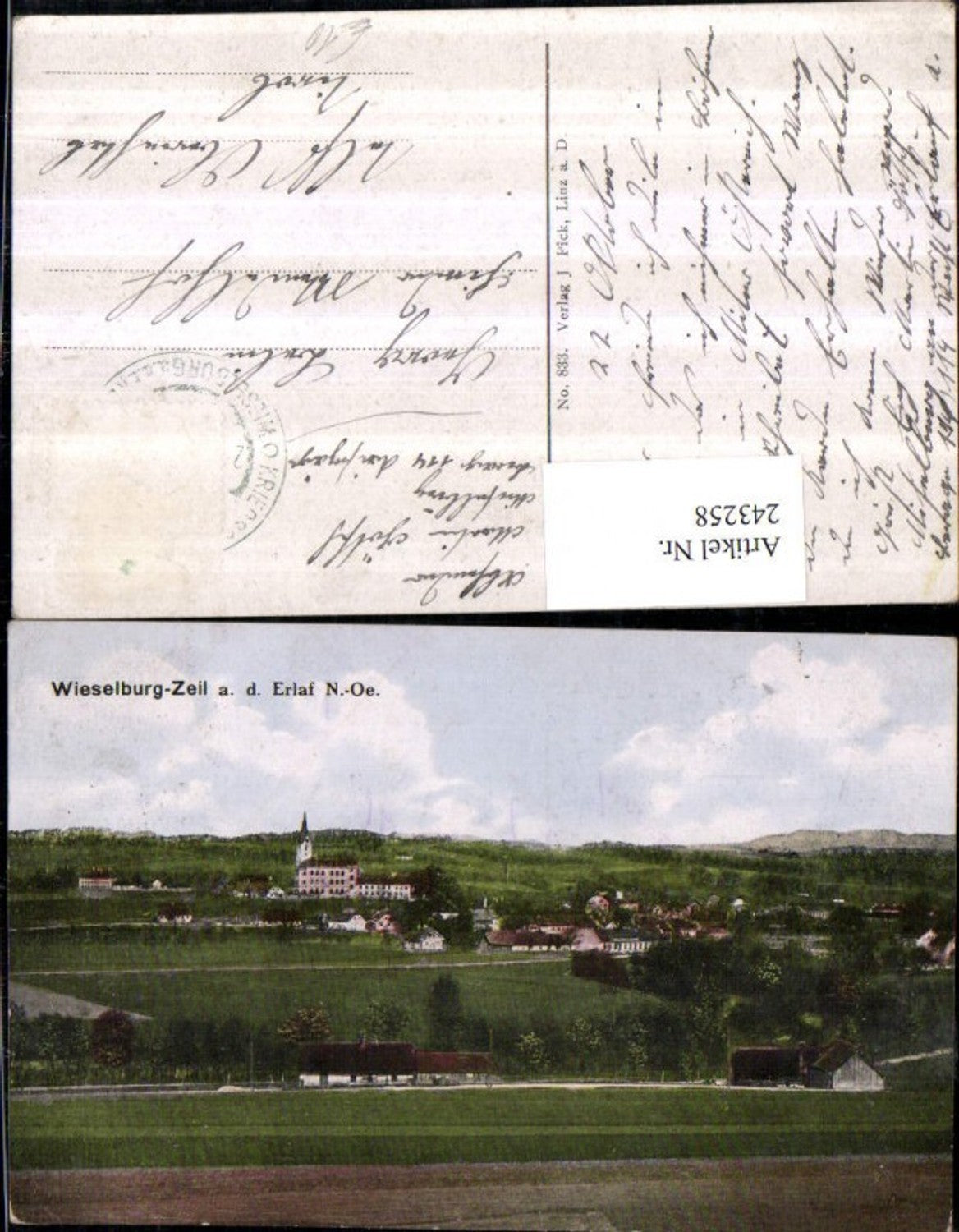 243258,Wieselburg-Zeil an d. Erlaf Erlauf Teilansicht