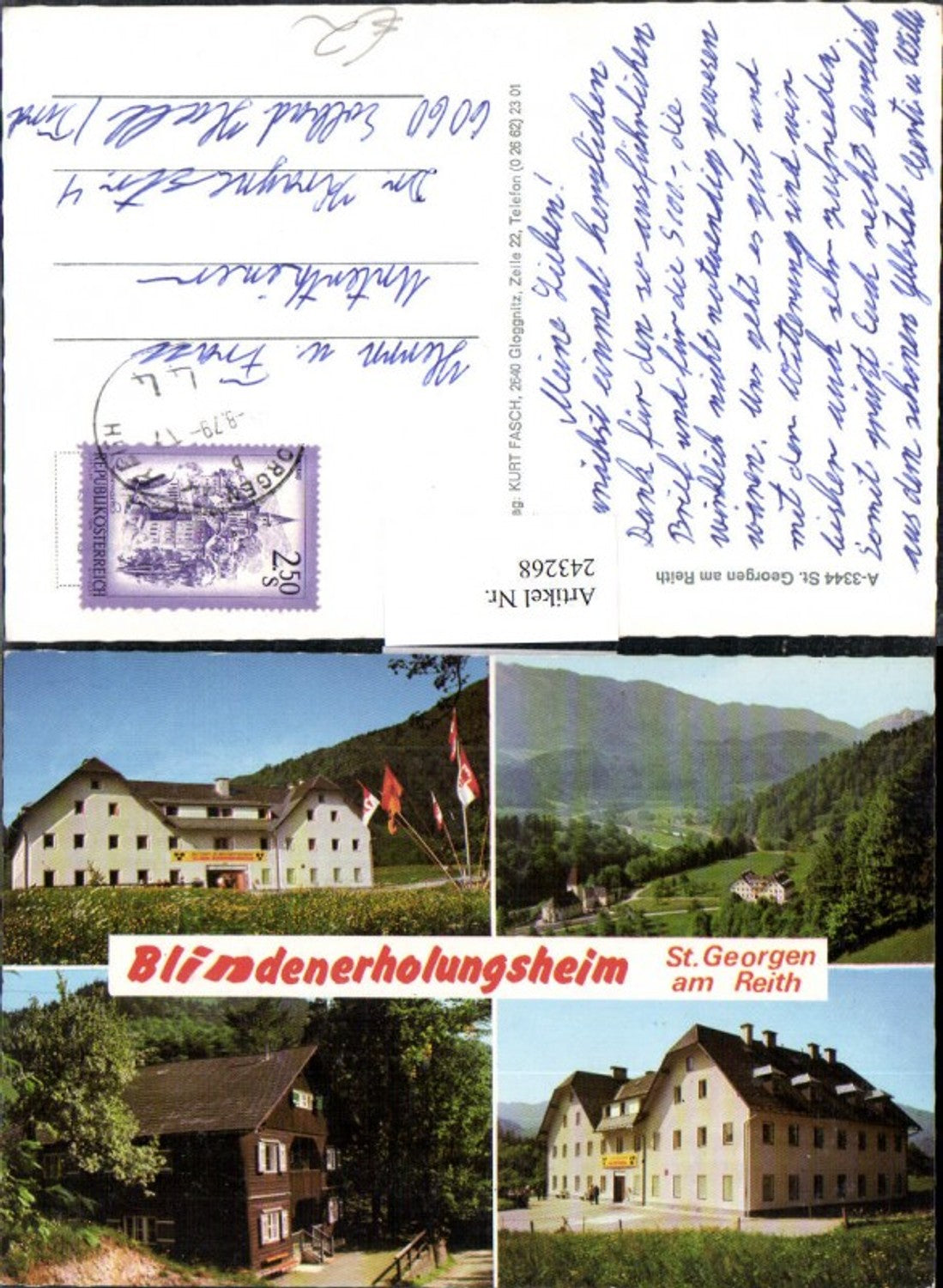 243268,St. Georgen am Reith Blindenerholungsheim Mehrbildkarte