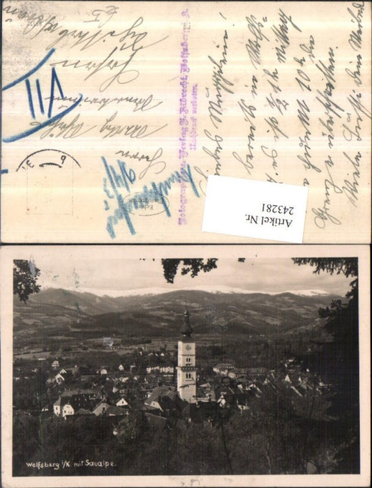 243281,Wolfsberg Totale m. Saualpe