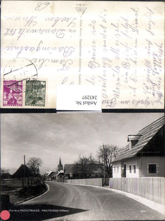 243297,Die neue Packer-Straße in Preitenegg Straßenansicht