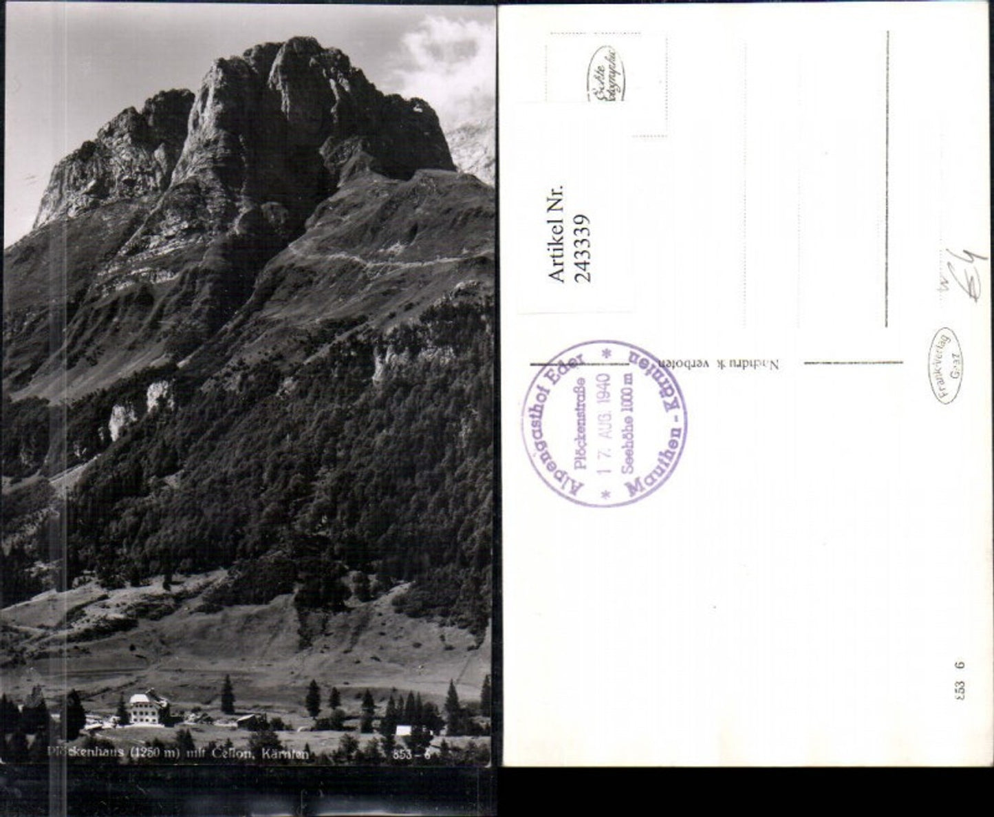 Alte Ansichtskarte – Old Postcard