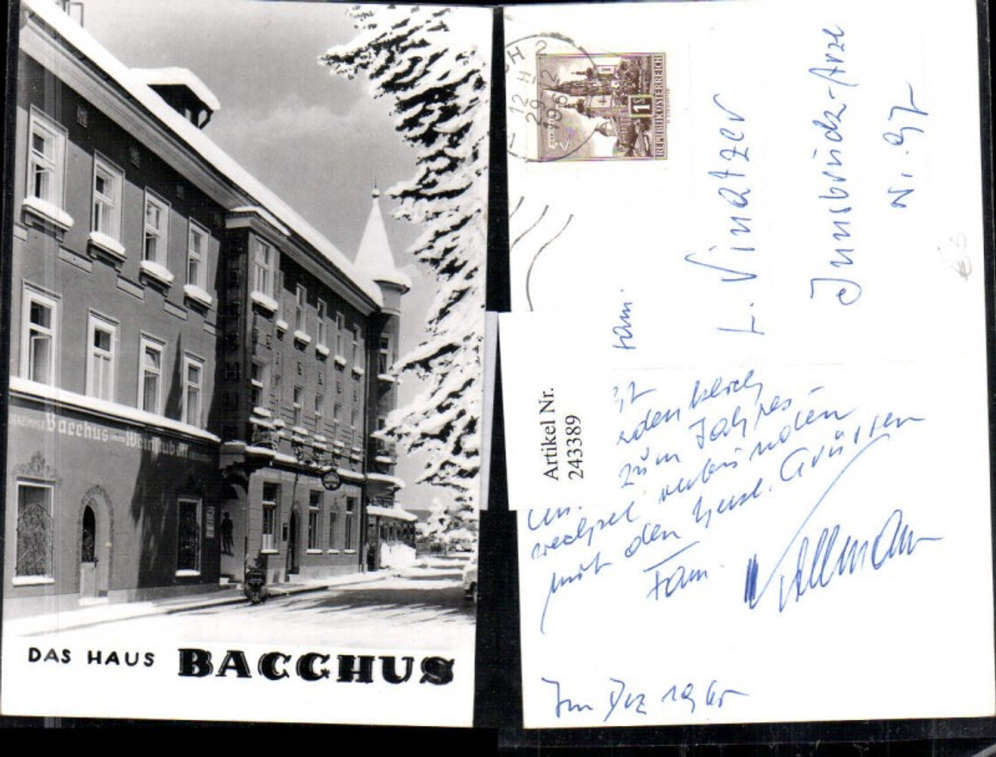 243389, Villach The Bacchus House Wine Tavern Winter Picture