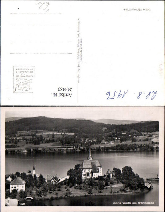 243483,Maria Wörth am Wörthersee Kirche pub Franz Schilcher 1020