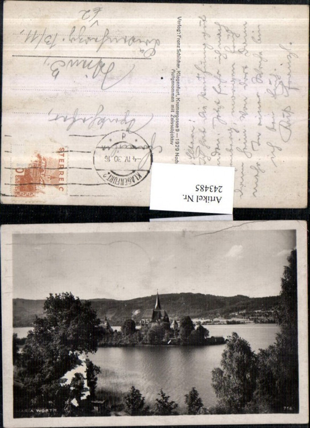 243485,Maria Wörth am Wörthersee Kirche pub Franz Schilcher 716