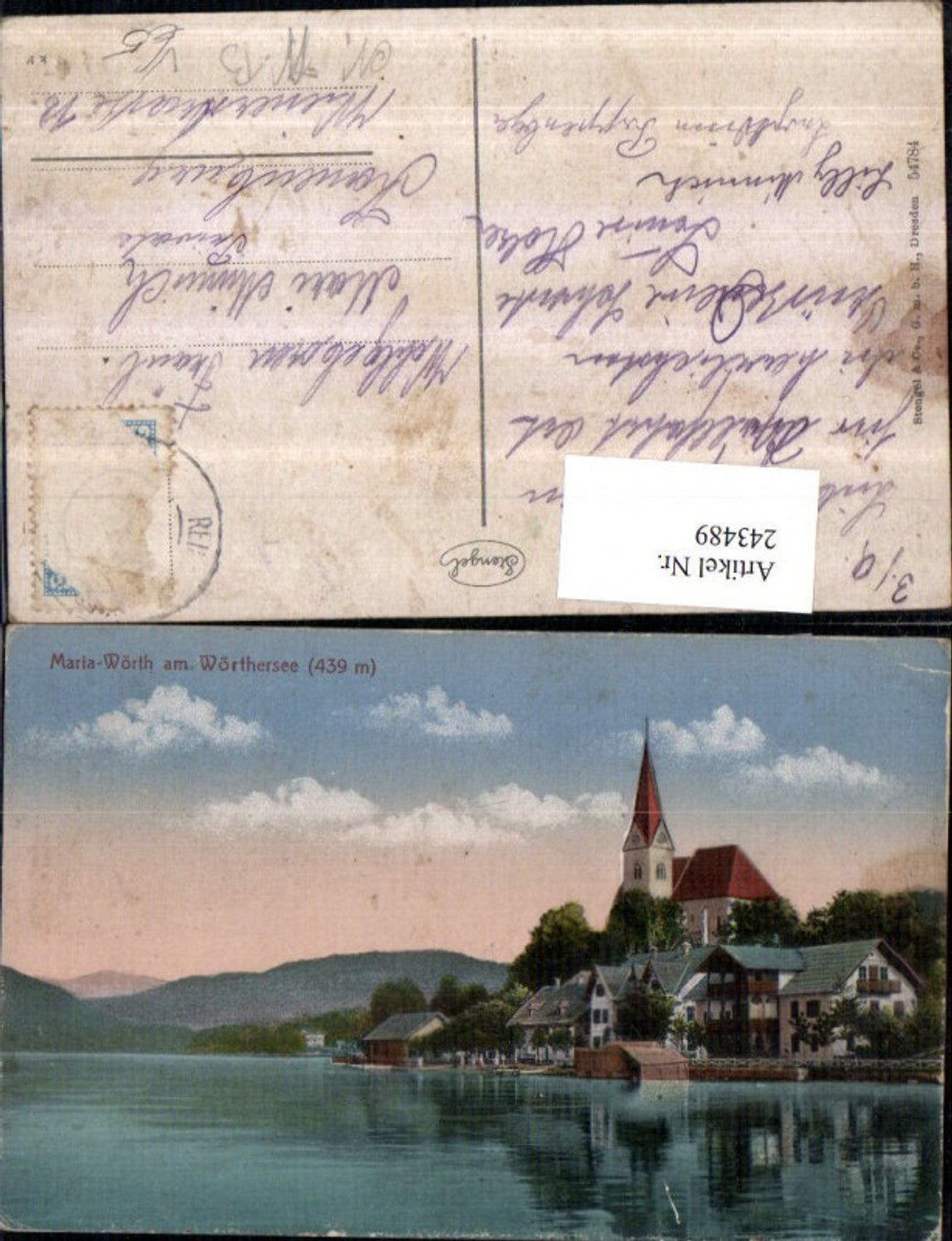 243489,Maria Wörth am Wörthersee Teilansicht pub Stengel u. Co 54784