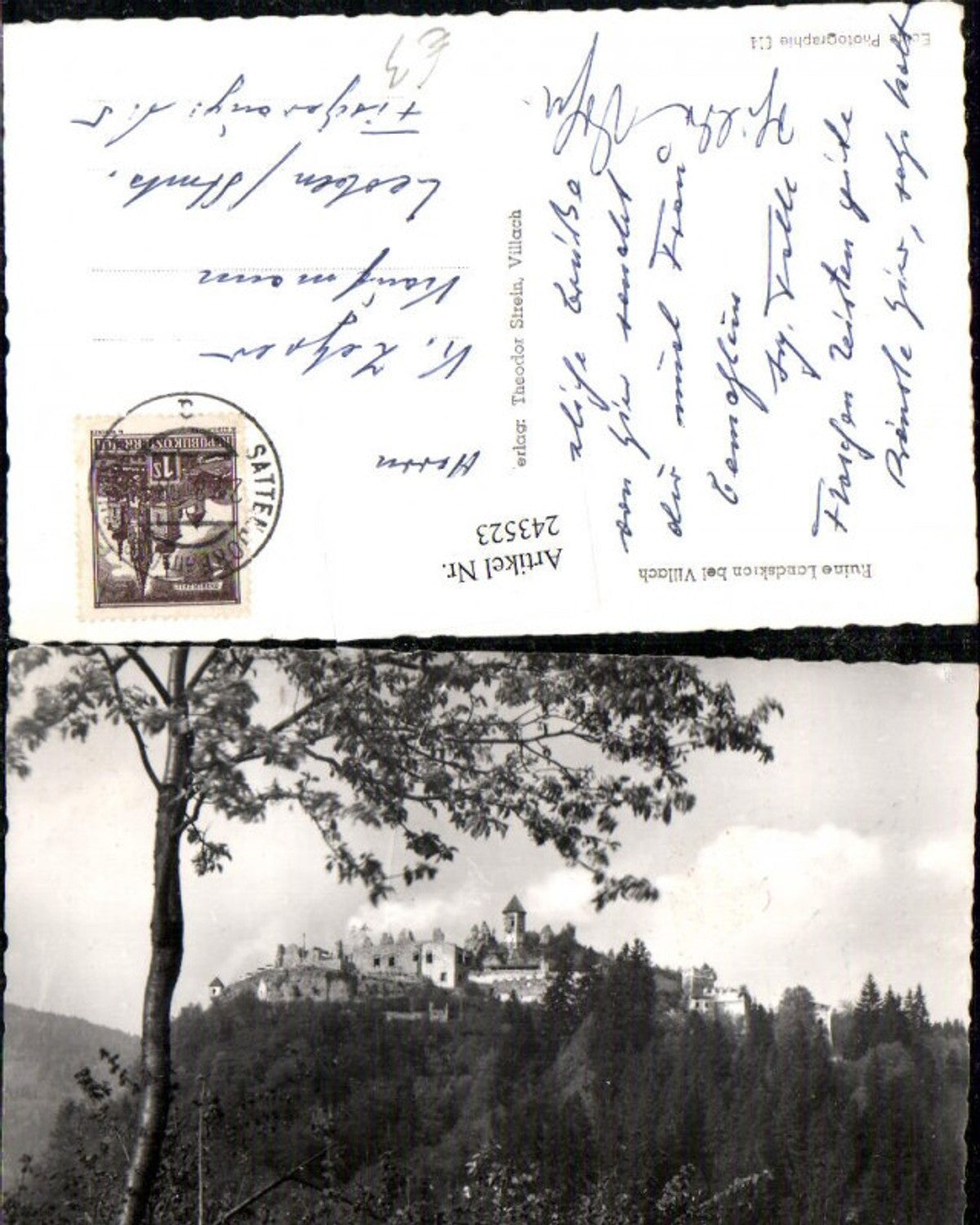 243523,Ruine Burg Landskron b. Villach