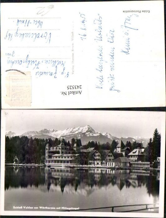 243525,Schloss Velden am Wörthersee m. Mittagskogel