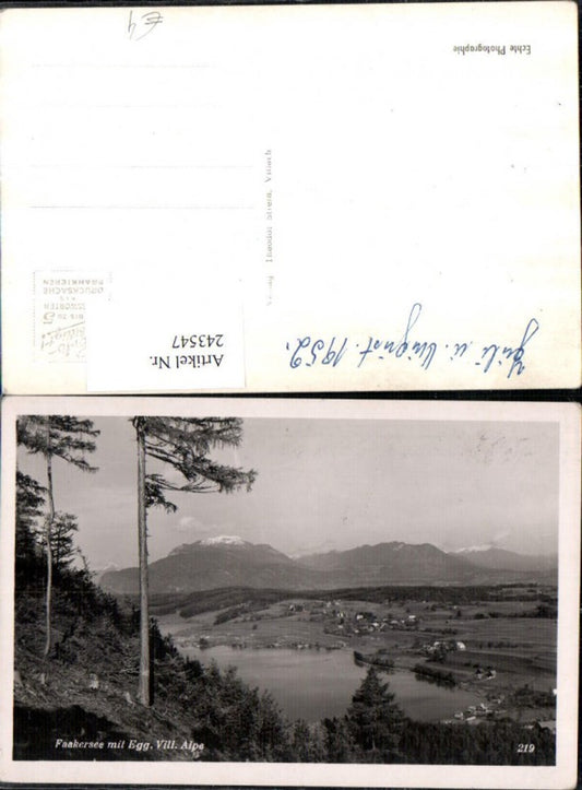 243547,Villacher Alpe Faakersee m. Egg