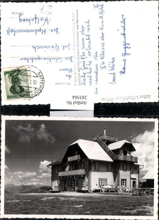 243564,Stifters Gipfelhaus b. Sattendorf