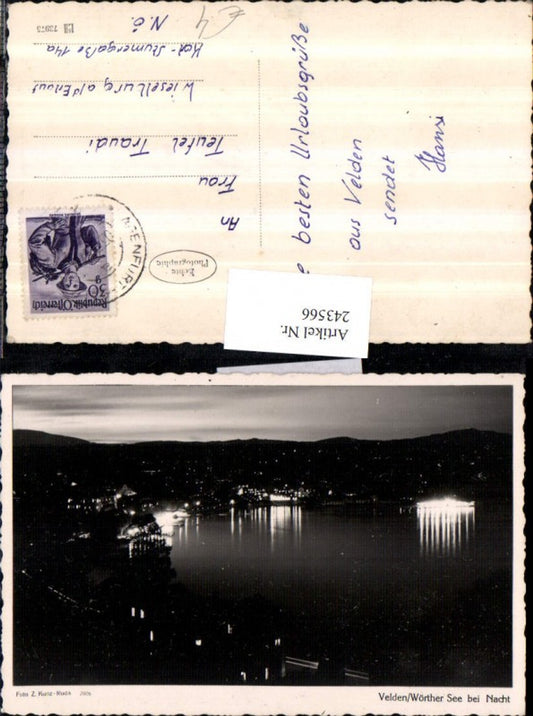 243566,Velden am Wörthersee Totale b. Nacht