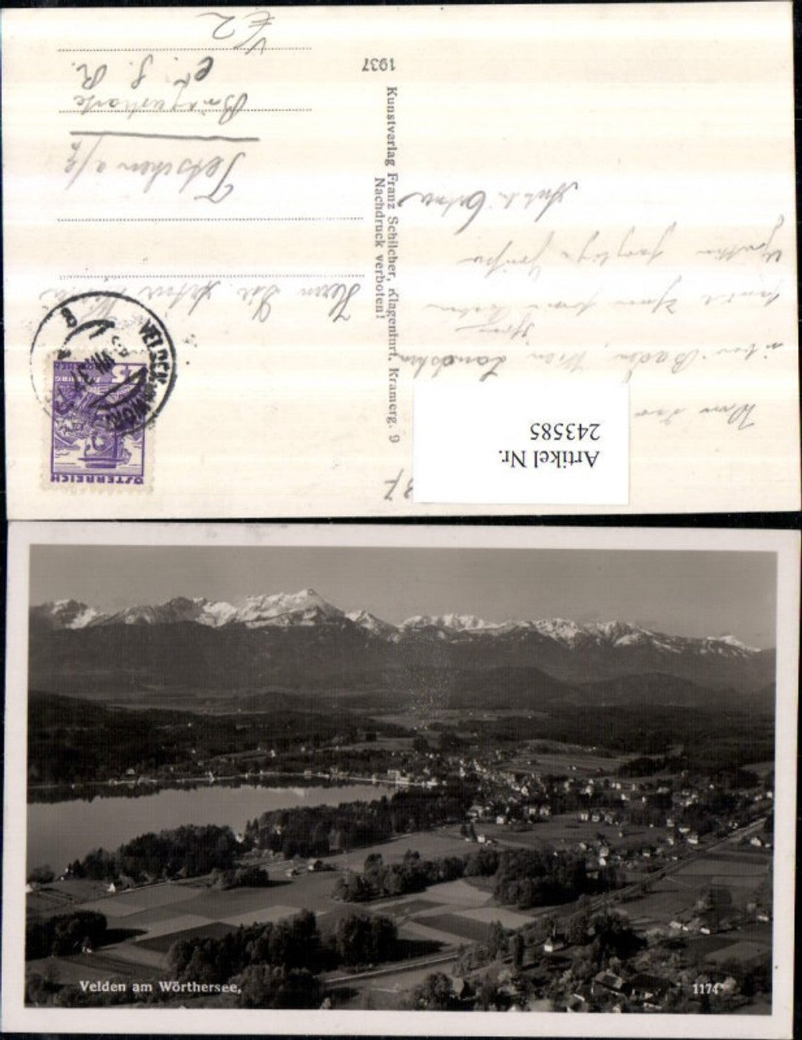 243585,Velden am Wörthersee Totale pub Franz Schilcher 1174