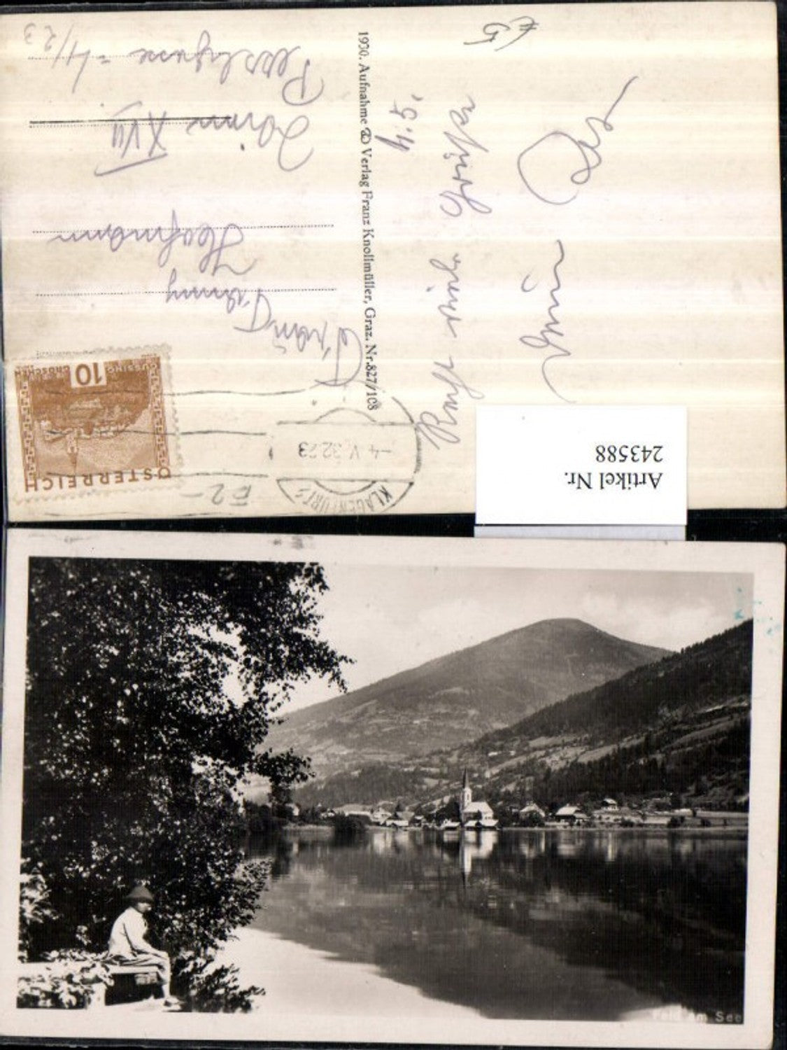 243588,Feld am See Teilansicht Partie