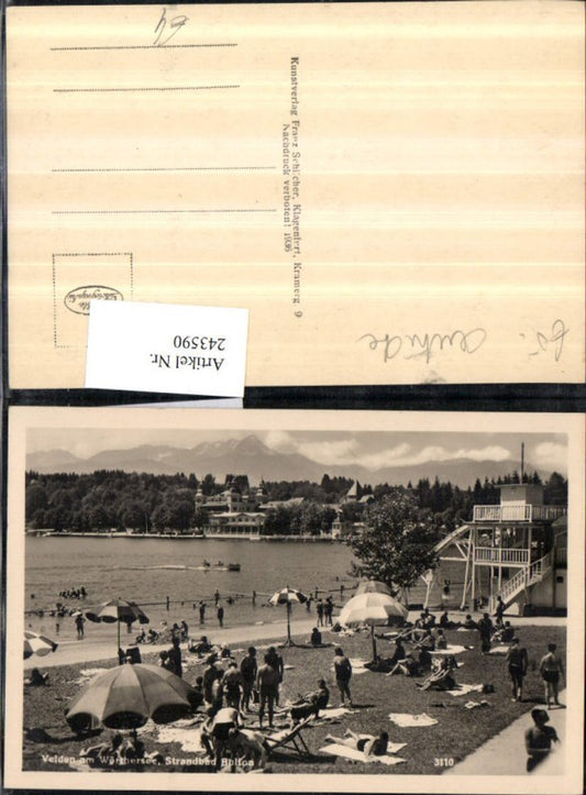243590,Velden am Wörthersee Strandbad Bulfon Strandleben pub Franz Schilcher 3110