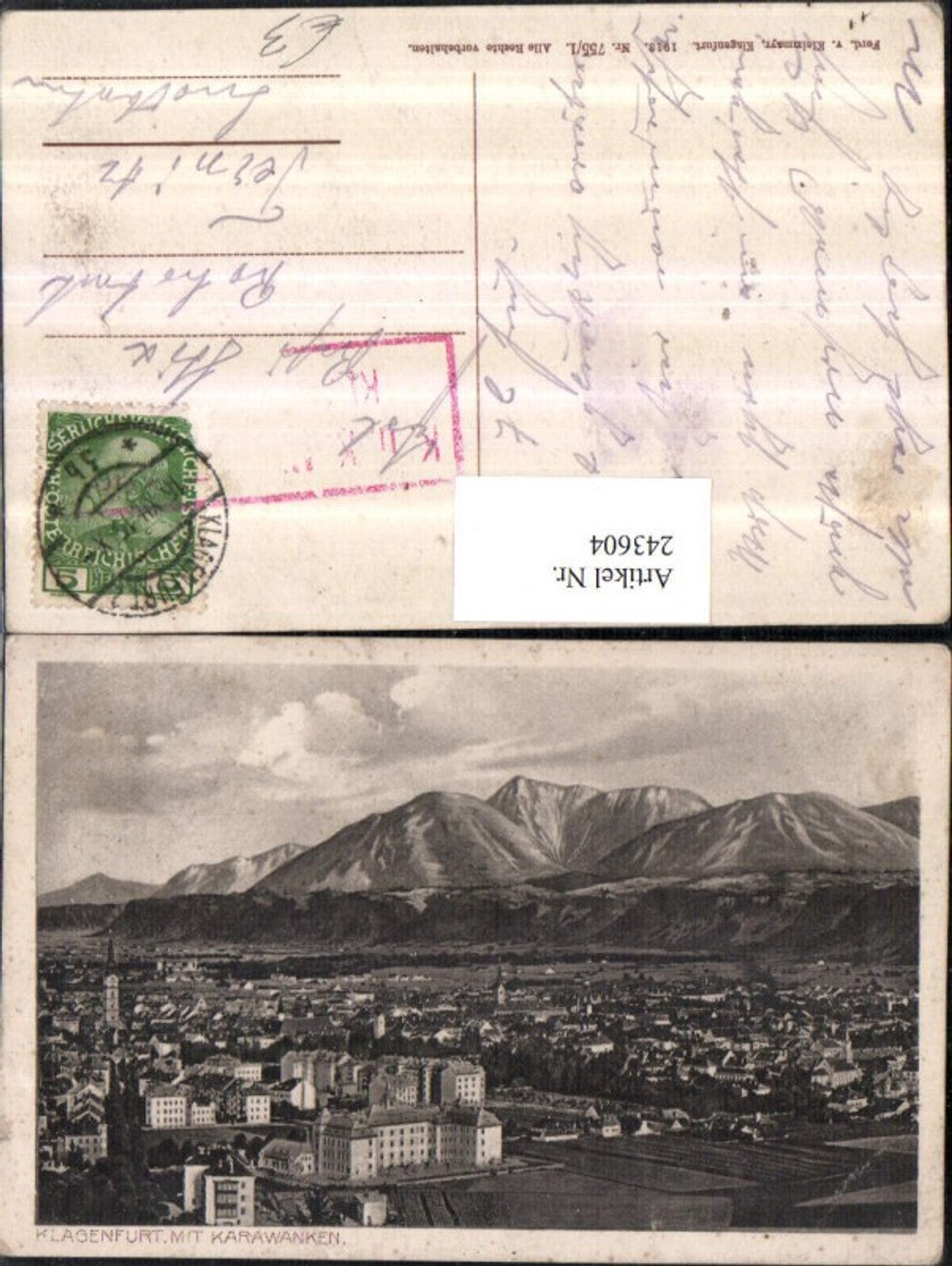 Alte Ansichtskarte – Old Postcard