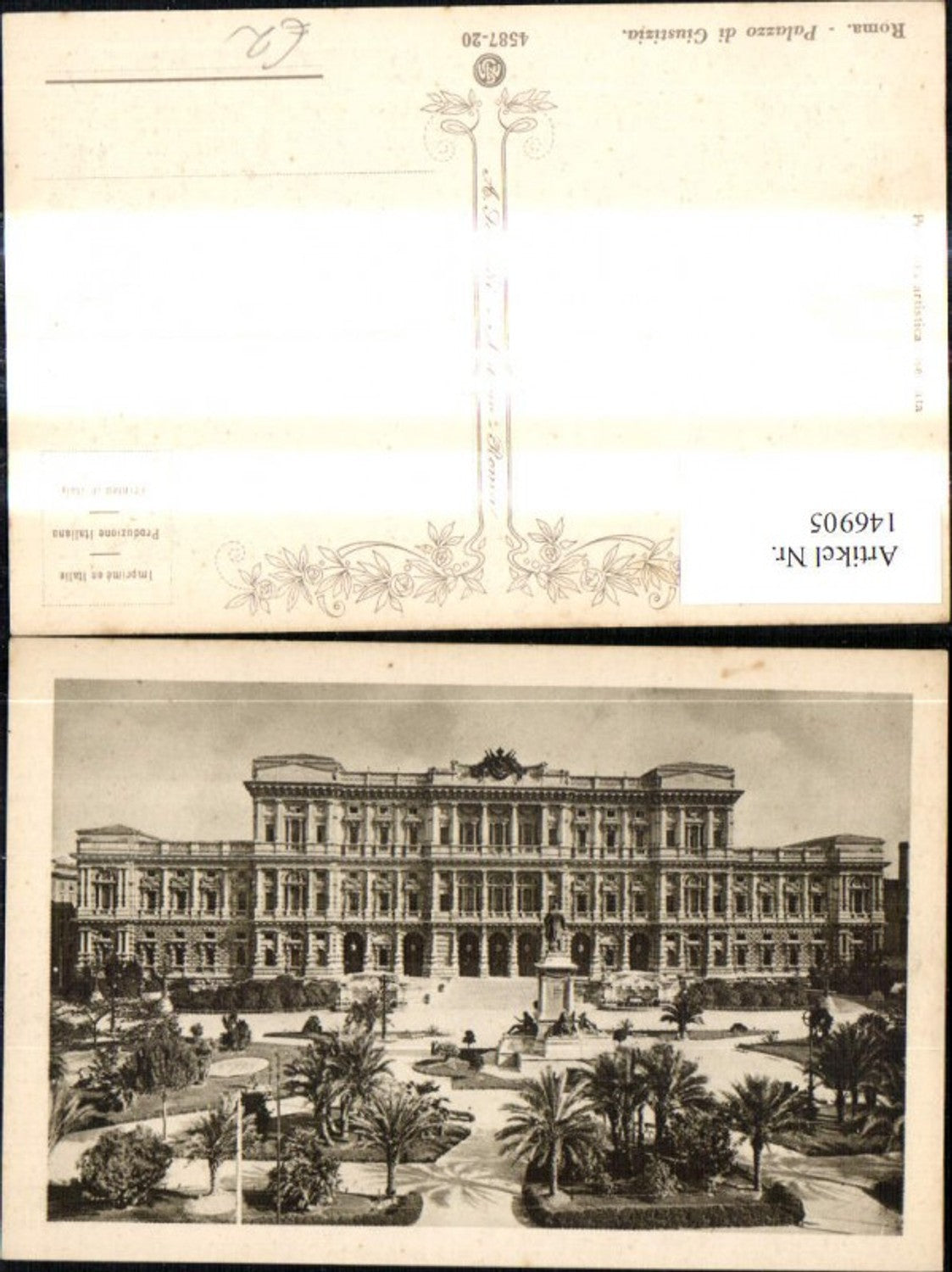 146905,Roma Palazzo di Giustizia Schloss Rom