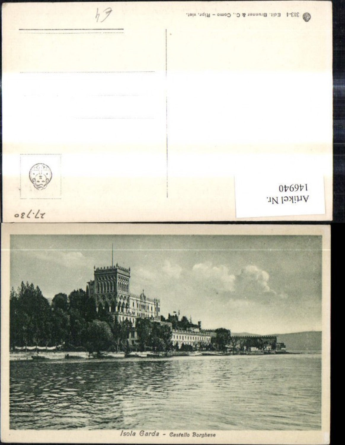 146940,Isola Garda Castello Borghese Gardasee Schloss