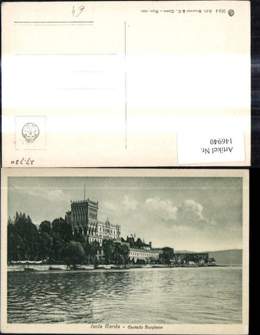 146940,Isola Garda Castello Borghese Gardasee Schloss