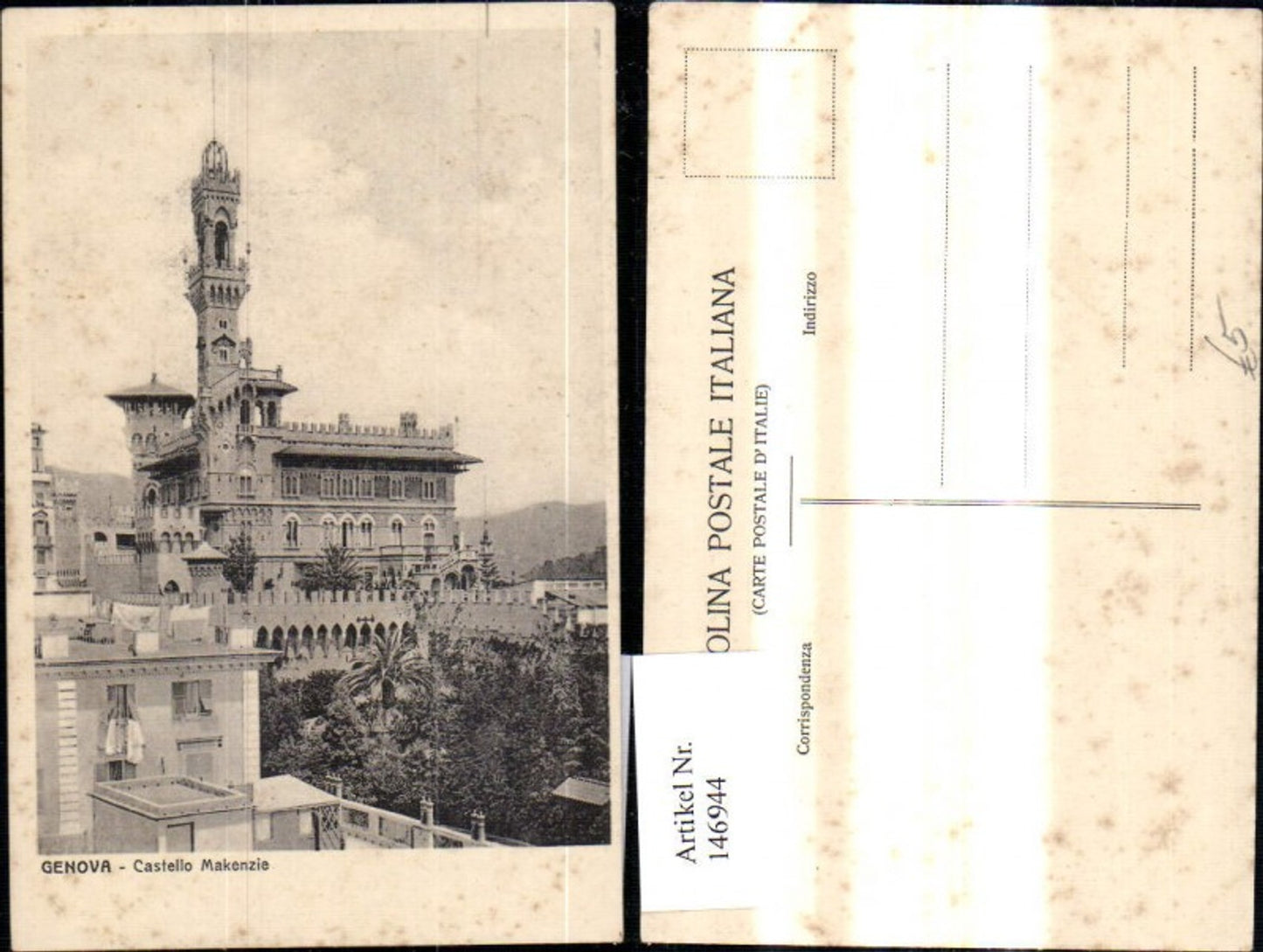 146944,Genova Castello Makenzie Mackenzie Schloss Genua