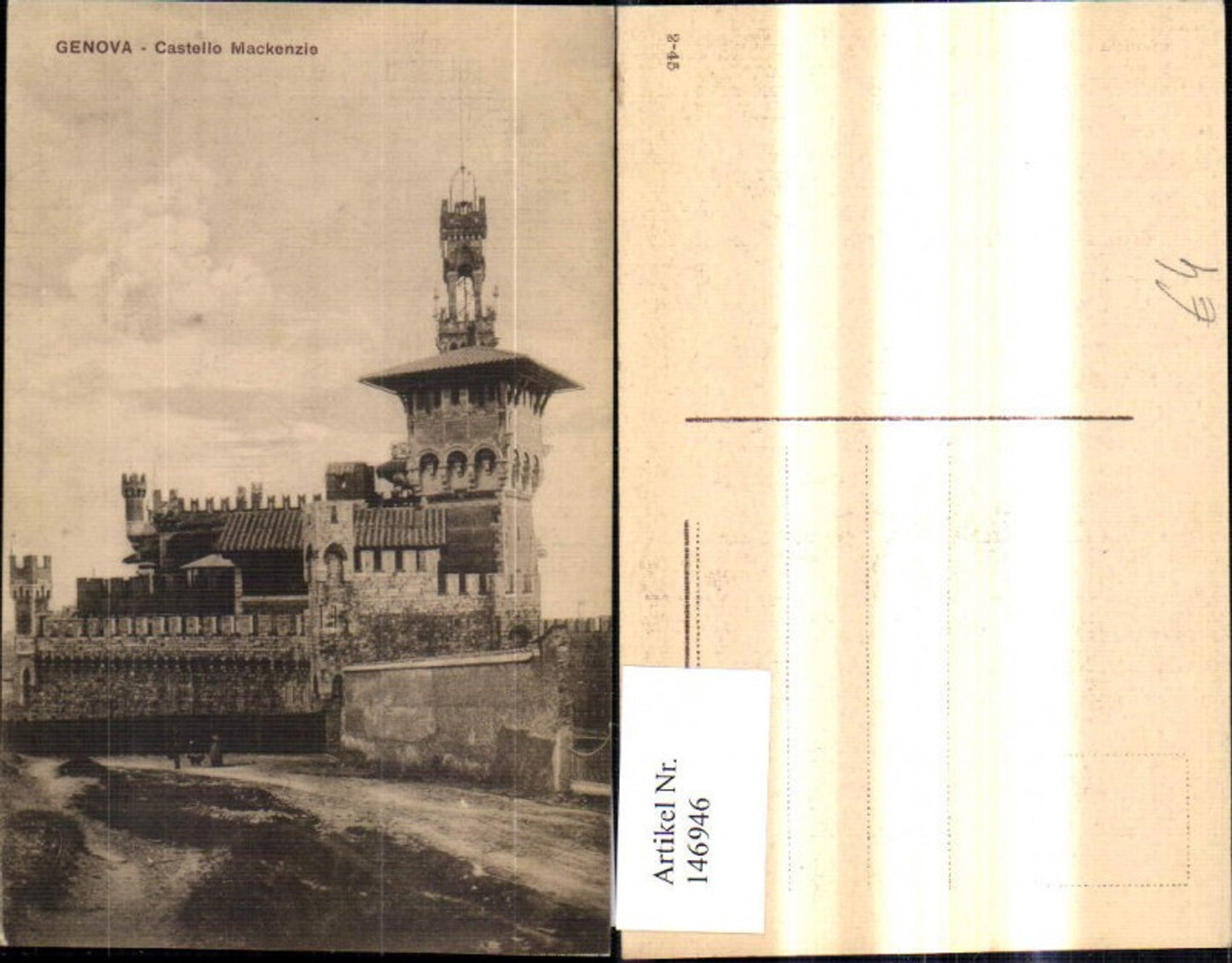 146946,Genova Castello Mackenzie Makenzie Schloss Genua