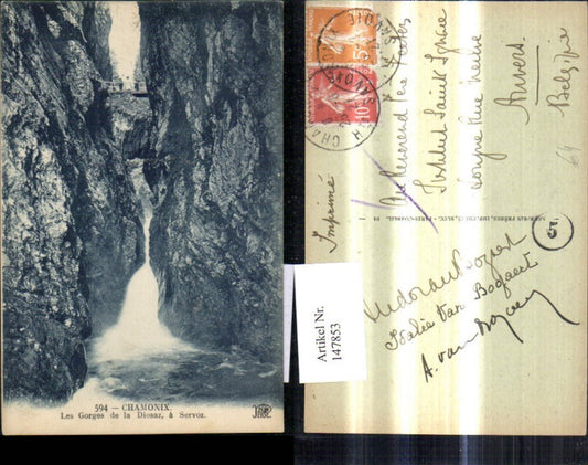 147853,Chamonix Les Gorges de la Diosax a Servoz Wasserfall