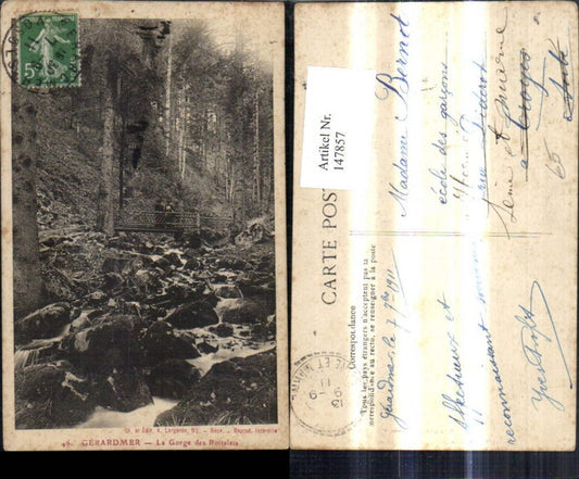 147857,Gerardmer La Gorge des Roiteleis