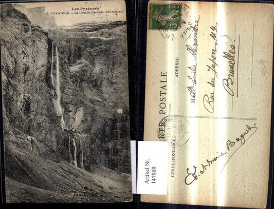 147909,Les Pyrenees Gavarnie La Grande Cascade Wasserfall