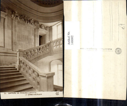 148002,Chateau de Maisons Laffitte Le Grand Escalier Stiegenaufgang Treppe Schloss