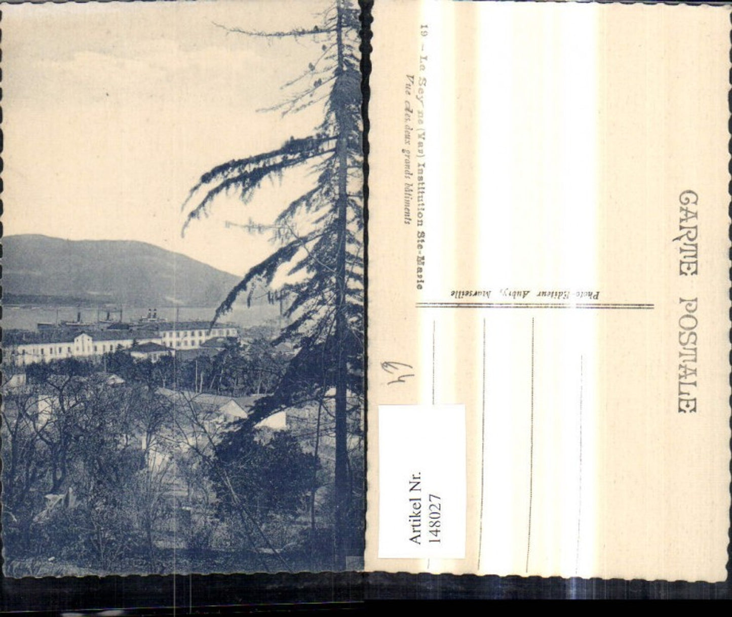 148027,La Seyne Var Institution Sainte Marie Vue des deux grand batiments