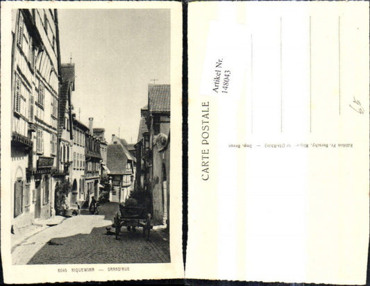 148043,Riquewihr Grand Rue Strassenansicht