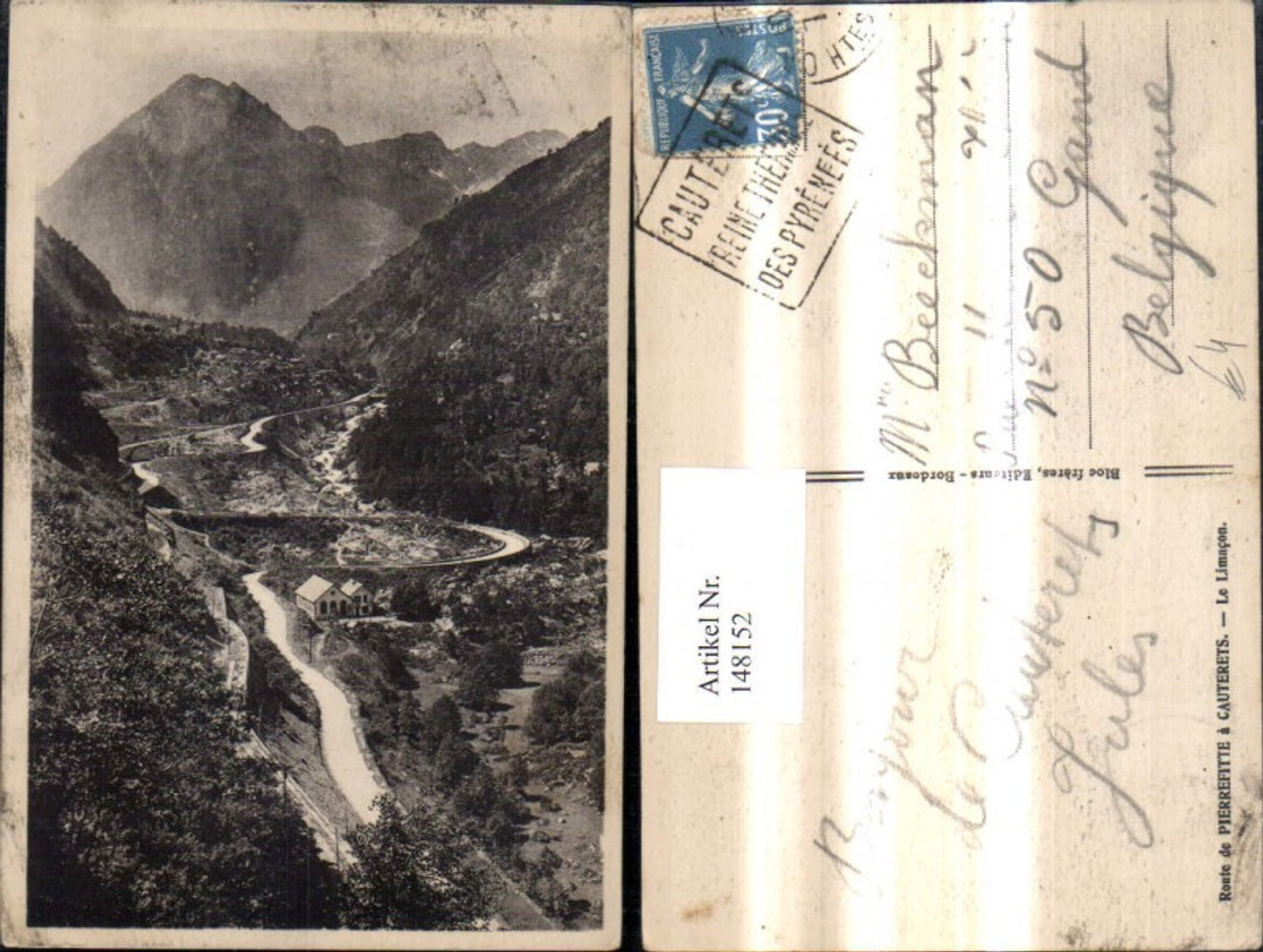 148152,Route de Pierrefitte a Cauterets La Limacon Bergstrasse
