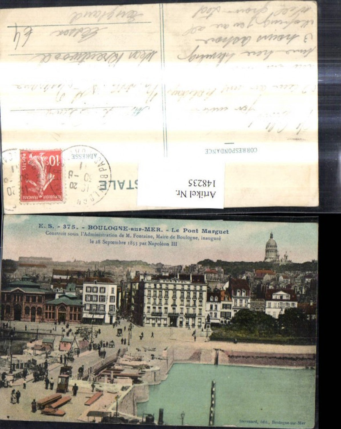 148235,Boulogne sur Mer Le Pont Marguet Brücke