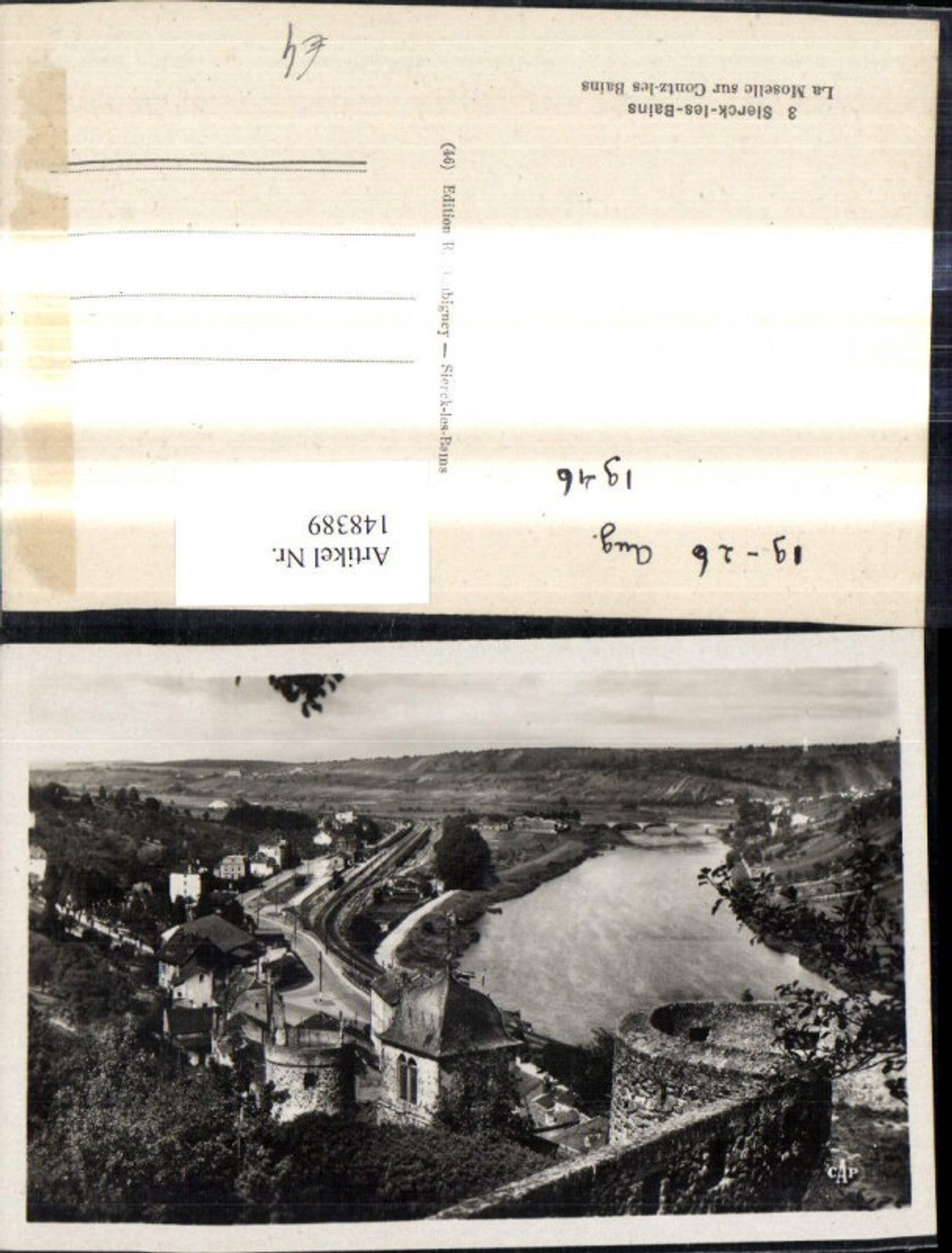 148389,Sierck les Bains La Moselle sur Contz les Bain Ansicht