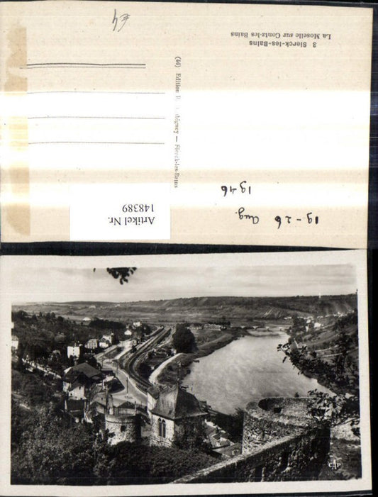 148389,Sierck les Bains La Moselle sur Contz les Bain Ansicht