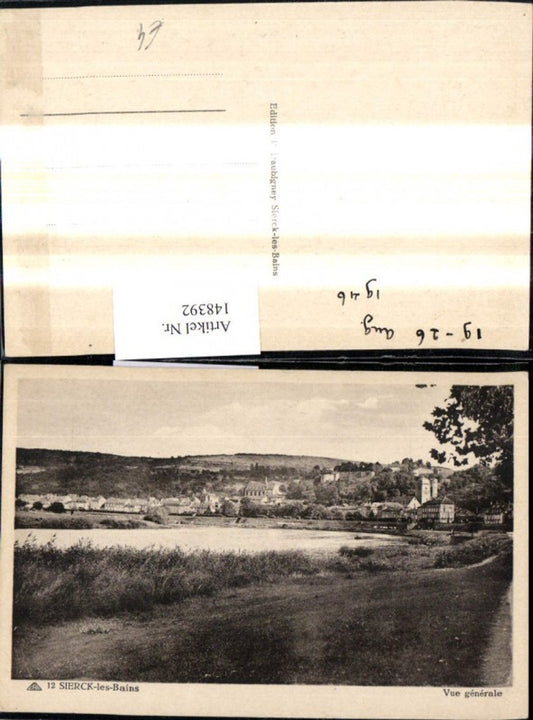 148392,Sierck les Bains Vue generale Totale