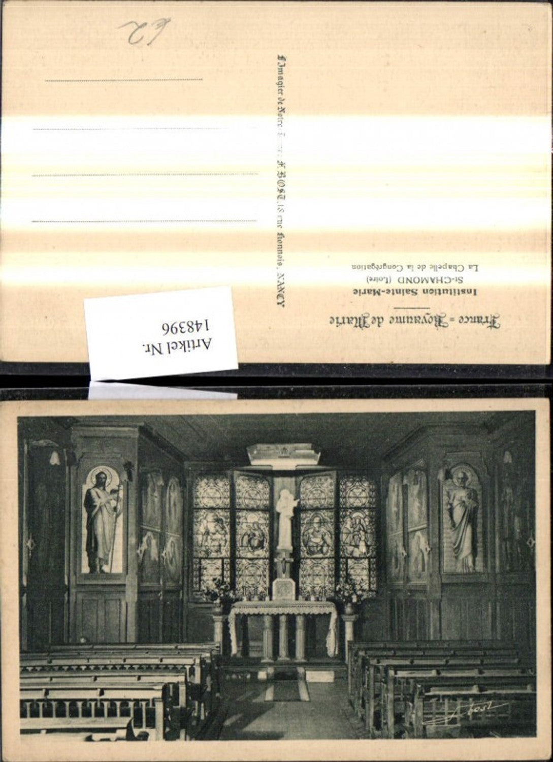 148396,St Chamond Institution Sainte Marie La Chapelle de la Congregation
