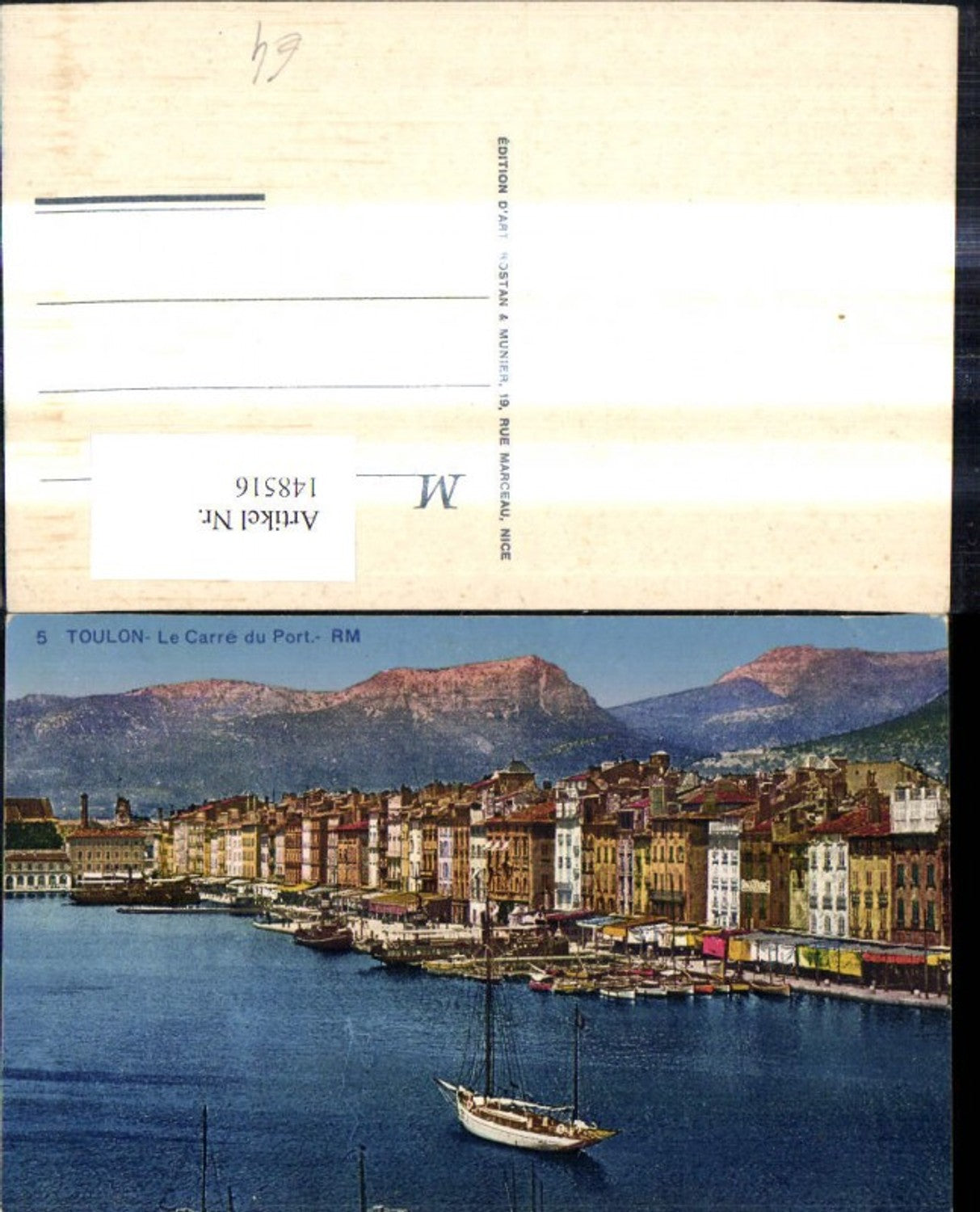 148516,Toulon Le Carre du Port Hafen