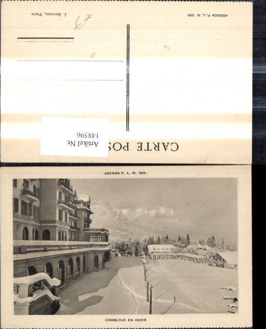 148596,Combloux en hiver Winteransicht
