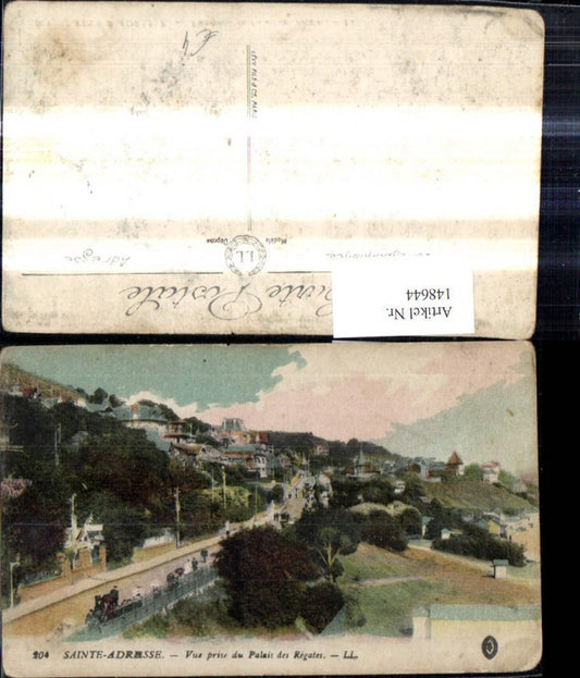 148644,Sainte Adresse Vue prise du Palais des Regates