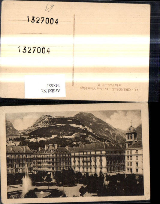 148651,Grenoble La Place Victor Hugo et les Forts