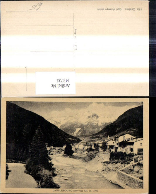 148732,Lanslebourg Savoie Ansicht