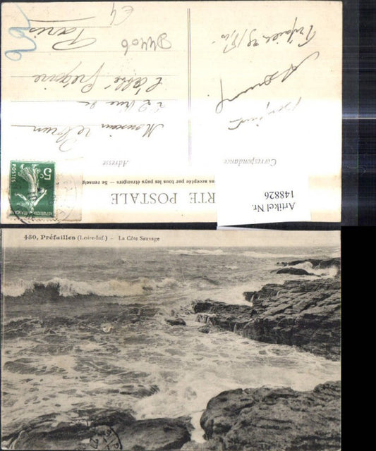 148826,Prefailles La Cote Sauvage Küste Brandung