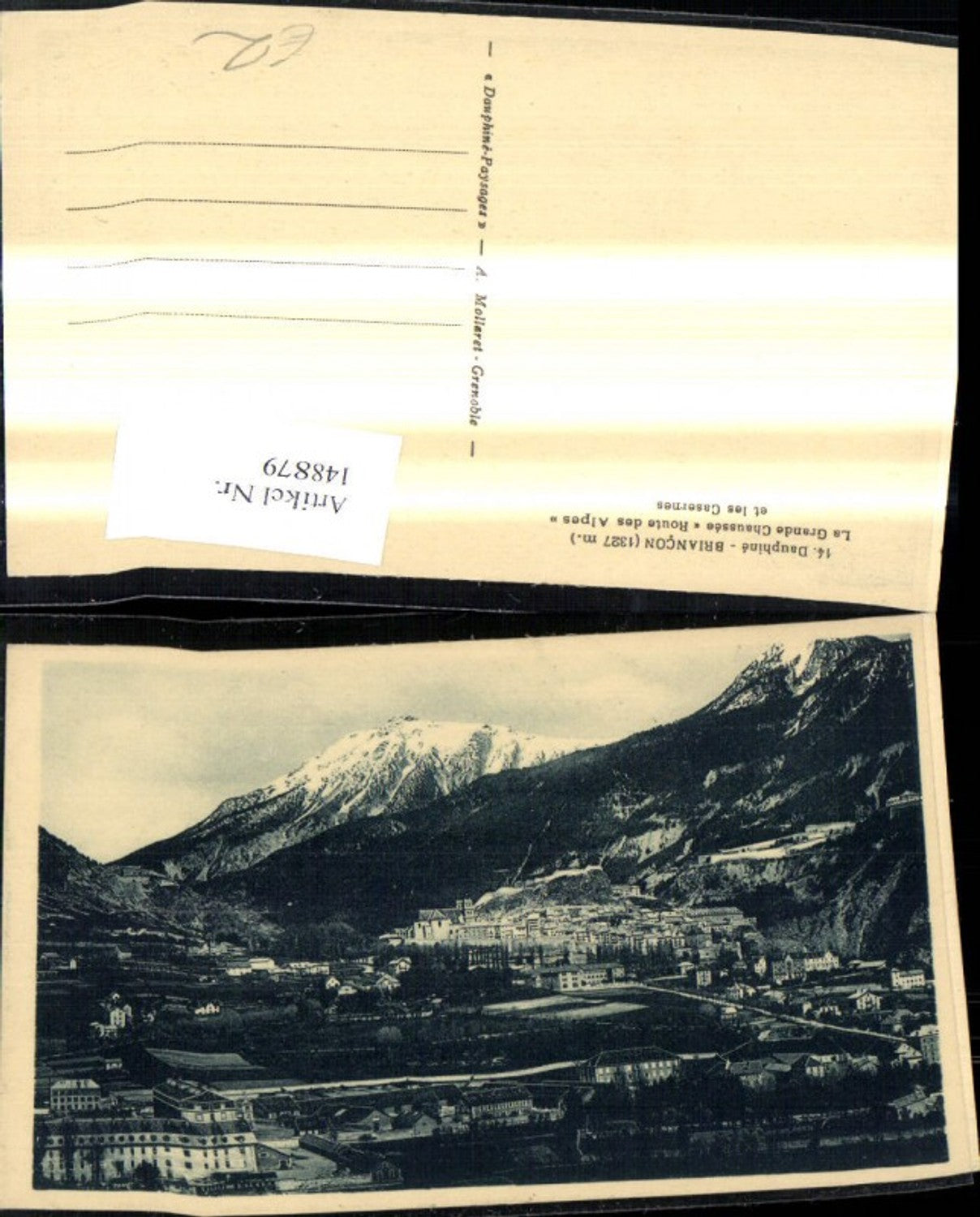148879,Dauphine Briancon La Grande Chaussee Route des Alpes et les Casernes