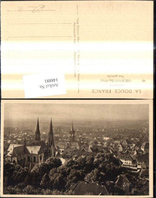 148881,Obernai Bas Rhin Vue generale Totale