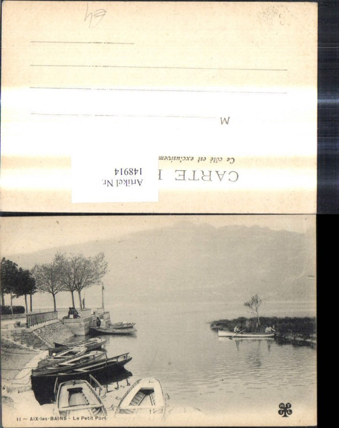 148914,Aix les Bains Le Petit Port Kleiner Hafen Boote