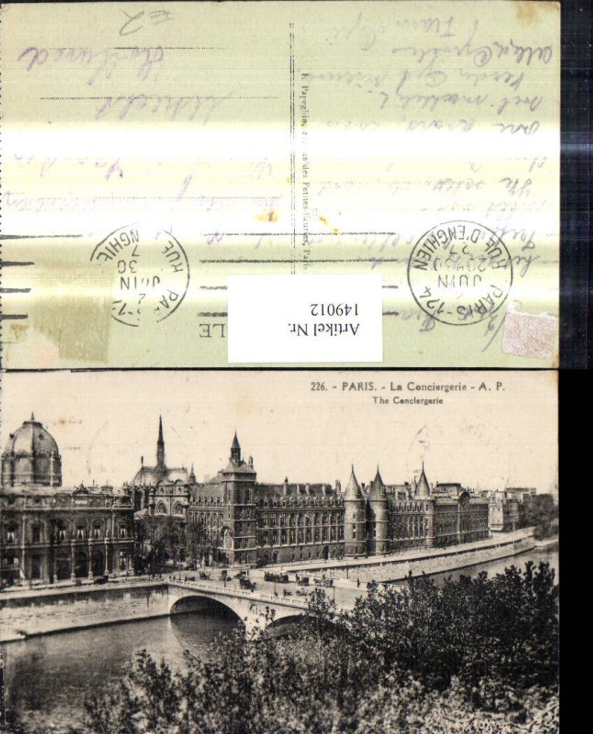 149012,Paris La Conciergerie The Conclergerie Brücke